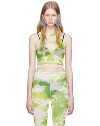 OTTOLINGER - Ssense Exclusive Green Tank Top - Lyst