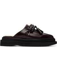 Toga Virilis - Hard Leather Slip-On Loafers - Lyst