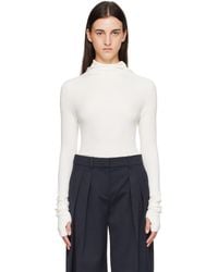 Frankie Shop - Off- Danae Knit Hoodie - Lyst