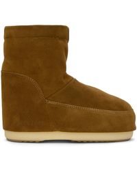 Moon Boot - Brown Icon Low Nolace Boots - Lyst