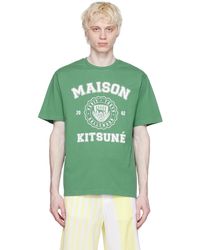Maison Kitsuné - Green Hotel Olympia Edition Varsity T-shirt - Lyst