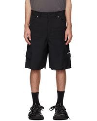 we11done - Frayed Cargo Shorts - Lyst