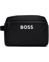 BOSS - ブラック リサイクル トラベルポーチ - Lyst