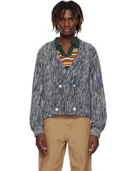 Bode - Double-Breasted Cardigan - Lyst