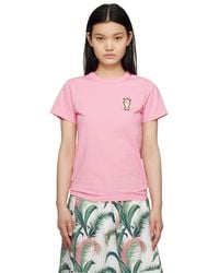 Maison Kitsuné - Pink Hotel Olympia Edition Ice Cream T-shirt - Lyst