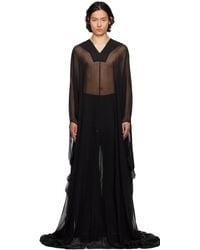 Rick Owens - Hollywood Hooded Kaftan Pullover Coat - Lyst