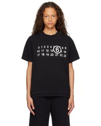MM6 by Maison Martin Margiela - Two-Layer T-Shirt - Lyst