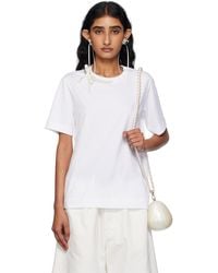Simone Rocha - ホワイト Pearl & Chain Boy Tシャツ - Lyst