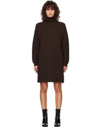 Lemaire - High Neck Midi Dress - Lyst