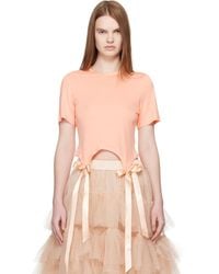 Simone Rocha - Bow Tail Easy T-Shirt - Lyst