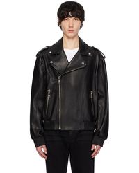Balmain - Jackets > leather jackets - Lyst