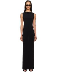 Miaou - Robe Longue Selena Noire - Lyst