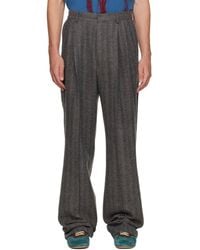 Dries Van Noten - Straight-Leg Wool Trousers - Lyst