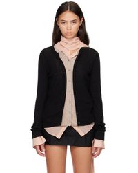 Acne Studios - Layered Silk-Wool Cardigan - Lyst