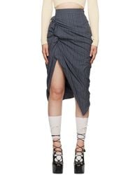 Vivienne Westwood - Side Panther Midi Skirt - Lyst