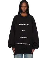 Rick Owens - Temple Hun Crewneck Sweatshirt - Lyst