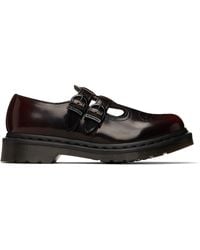Dr. Martens - Burgundy 8065 Mary Jane Loafers - Lyst