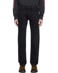 RE/DONE - Black 60s Slim Jeans - Lyst