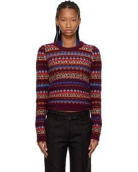 Dries Van Noten - Jacquard Wool Sweater - Lyst