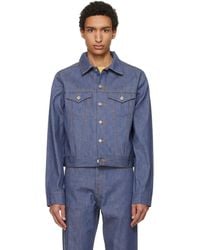 A.P.C. - Lenny Denim Jacket - Lyst