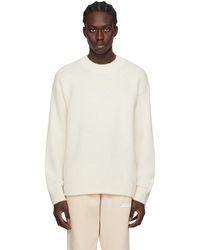 Jacquemus - Knit Sweater In Light Beige - Lyst
