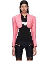 Pushbutton - Extra Cropped Blazer - Lyst