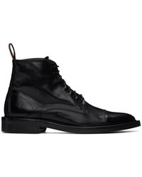Paul Smith - Black Leather Newland Boots - Lyst