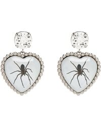 Safsafu - Ssense Exclusive Spider Bff Earrings - Lyst