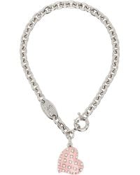 Vivienne Westwood - Silver Valentines Heart Locket Necklace - Lyst