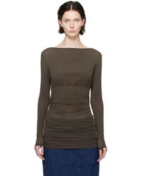 Paloma Wool - T-shirt à manches longues lil brun - Lyst