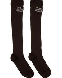 MM6 by Maison Margiela - Knee-High Socks - Lyst