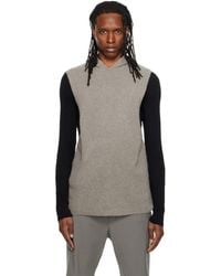 Rick Owens - Tower Tank Hoodie - Lyst