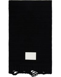 MM6 by Maison Margiela - Wool Scarf - Lyst