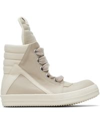 Rick Owens - Off- Temple Jumbolace Geobasket Sneakers - Lyst