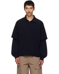 Agolde - Curren Double Sleeve Polo - Lyst