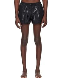 Mugler - Maillot de bain noir à panneaux - Lyst