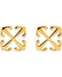 Off-White c/o Virgil Abloh Off- ゴールド フェイクパール アロー