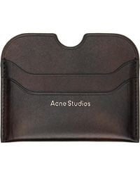 Acne Studios - Leather Card Holder - Lyst