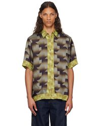 Dries Van Noten - グレー Pixel Chain シャツ - Lyst