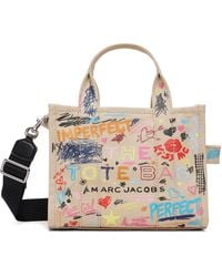 Marc Jacobs - 'The Punk Scribble Canvas Small' Tote - Lyst