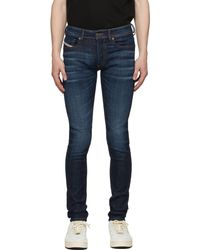 DIESEL Denim Blue Sleenker 0098d Jeans for Men | Lyst
