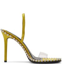 alexander wang heels yellow