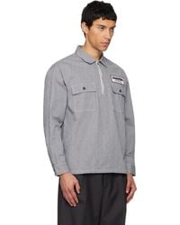 Neighborhood Classic Work Shirt in Black for Men | Lyst