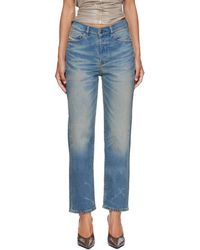 DIESEL - Regular High Waist 1981 D-Went Jeans - Lyst