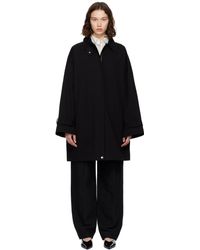 TOTEME - Trench Surdimensionné Noir - Lyst