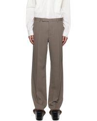 Rick Owens - Temple Twisted Wool Tailored Dietrich Trousers - Lyst