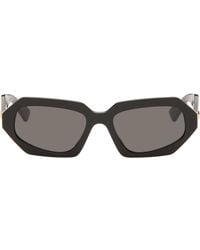 Bottega Veneta - Classic Oval Sunglasses - Lyst