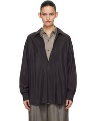Ssstein - Silk Nylon Skipper Shirt - Lyst