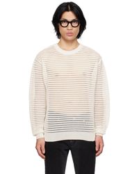 WOOYOUNGMI - Crewneck Sweater - Lyst