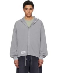 WOOYOUNGMI - Dyed Open Hoodie - Lyst